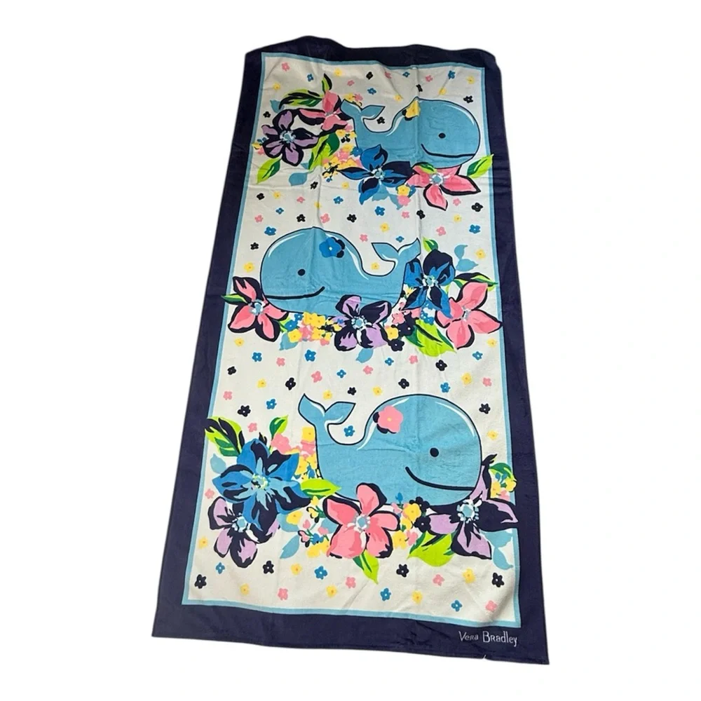 NWT Vera Bradley Marian Floral Beach Towel Retired Pattern
